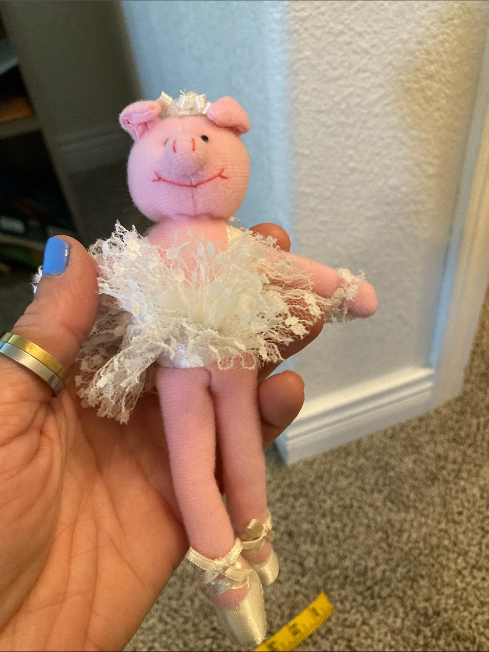 Pink Ballerina Pig Plush Toy - Cute Dance Doll